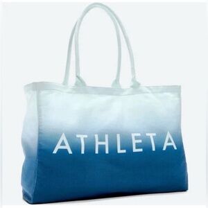 Athleta Blue Ombre Gradient Tote Bag NWT